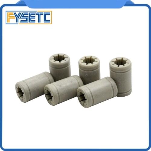 50pcs Plastic LM8UU 8 mm Linear Ball Bearing VS RJ4JP-01-08 RJ4JP 01 08 Bushing Anet Bearing For Anet Prusa i3 3D Printe