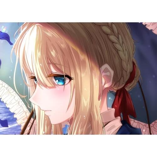 Full Square Drill DIY Violet Evergarden Diamond 5D Embroidery Painting Japanese Anime Role Cross Stitch Wall Art Home Decoration