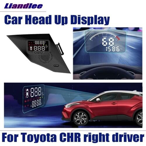 For Toyota CHR CH-R 2018 2019 Right/Left Driver HD Projector Screen Overspeed Alert Alarm Detector Car Head Up Display HUD
