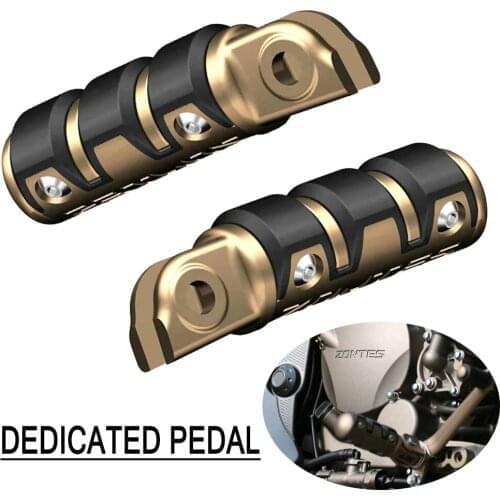 Motorcycle For ZONTES ZT310-V 310V Front Rear Pedal bracket Footrest Footrest Foot Pegs Zontes ZT310V V-310 ZT 310 V