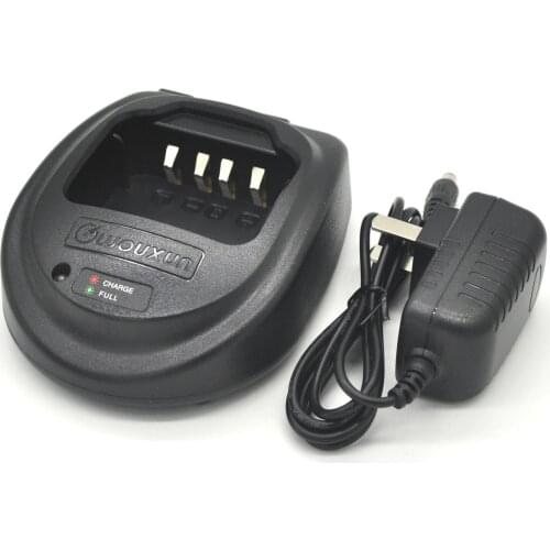 Original Wouxun Desktop Radio Charger for Wouxun Portable Radio KG-UV6D/UVD1P/-833/639P/659P AC 100V-240V DC 12V