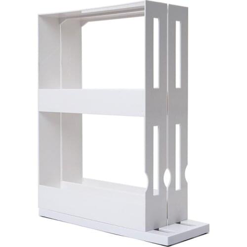 New Multi-functional Storage Rack Two Tiers Kitchen Spice Seasoning Storage Box Bathroom Cosmetic Storage Racks