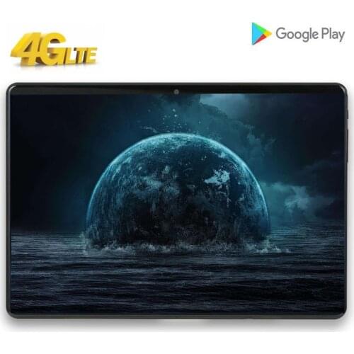 10.1 Inch Tablets Ram 3GB ROM 32GB 64GB 4G LTE MT6762 Tablet PC Bluetooth Phablet Android 9.0 8 Octa Core 2.4G+5G 1920*1200 IPS