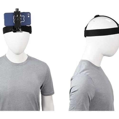 Portable Universal Head Strap Mount Headband Holder with Clip holder for your mobile phone smartphone volg accessories