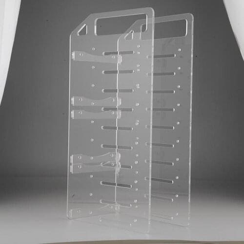 DIY Transparent Acrylic Hard Drive Bracket Hard Disk Shelf External Storage Box HDD Multi-layer Stack Hard Disk Drives Cage New