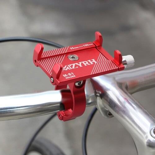 Mountain Bike Cycling Handlebar Phone Holder Road Bicycle Good Quality Aluminum Alloy Adjustable Phone Bracket Stand