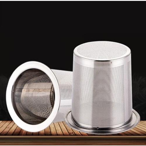 Tea Infuser Tea Strainer Compartment Net Spice Coffee Filter Stainless Steel Reusable Leak Drinkware Tool Kitchen Accessories