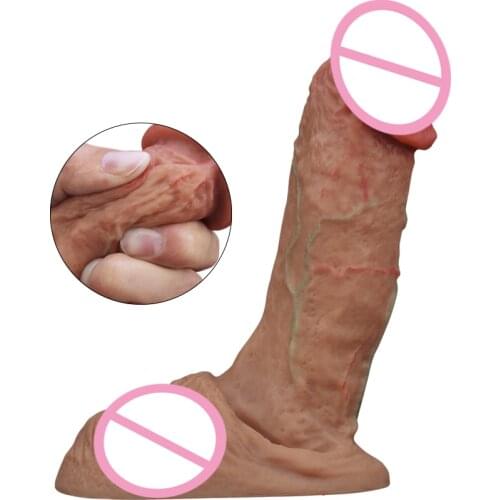 6/7/8 Inch Super Realistic Big Dildo Flexible Penis Dick with Suction Cup Adult Products Female Masturbation Sex Toys for Women