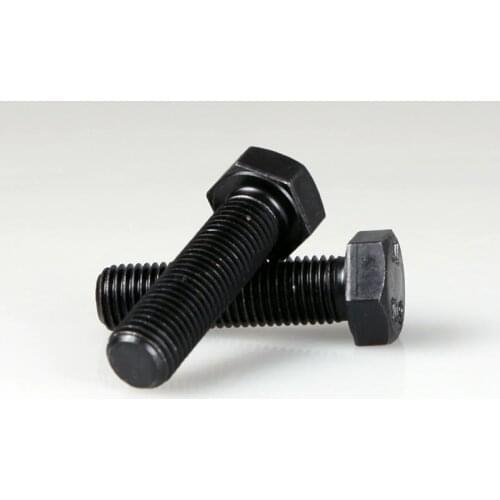 3PCS 12.9 Screws Hex Bolts Hexagonal Screws Black M8*16/20...150mm DIN933