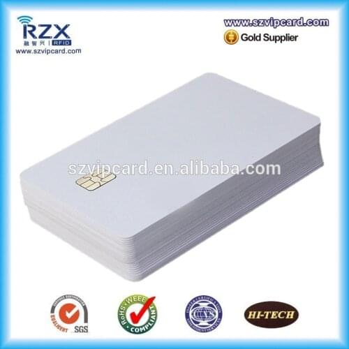 High quality 1000PCS wholesale white PVC blank smart card with AT24C02 chip