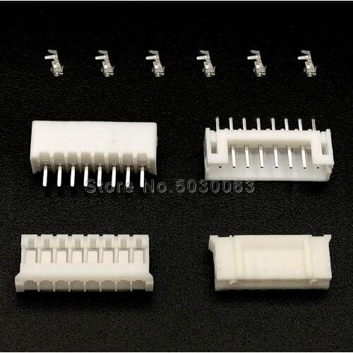 300pcs=30Sets PH2.0 2.0mm Pitch 8p 8pin Male female Terminal Kit/Housing/Pin Header Straight JST Wire Connectors Adaptor Kits