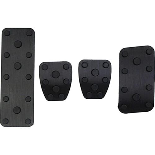 Aluminum Car non-slip Pedals Foot Pads Accelerator Covers For Subaru Outback 2014 - 2021 Legacy 2015 - 2021 Accessories black