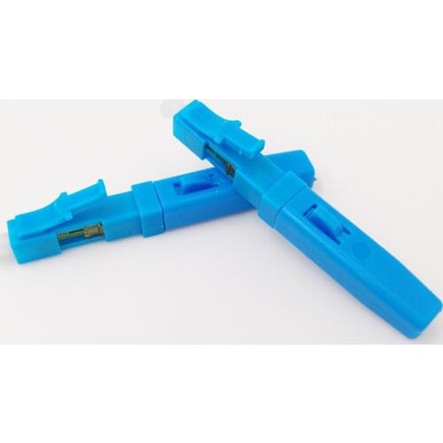 Free Shipping 50 pcs/ lot LC/APC LC UPC fast connector Assembly Fiber Fast FTTH quick Optic Connectors