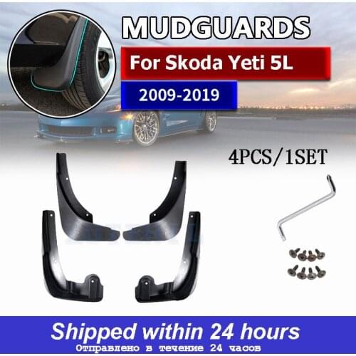 Mudflap for Skoda Yeti 5L 2009~2019 Fender Mud Guard Splash Flaps Mudguards Accessories 2010 2011 2012 2013 2014 2015 2016 2017