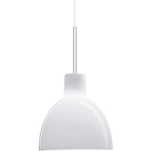 Danish Designer White Jade Color Glass Pendant Lights Bedroom Dining Room Nordic Pendant Lamps Coffee Shop Bar Hanging Lighting