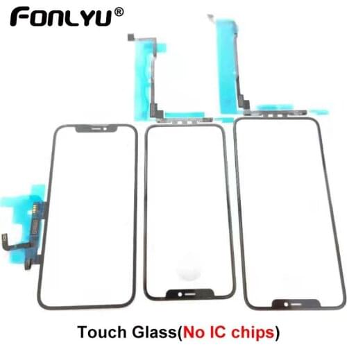 NO IC Chip Phone Touch Panel Digitizer With OCA Glue Film Replacement for iPhone 12 pro 11 pro Need Re-Install Phone Repair Part
