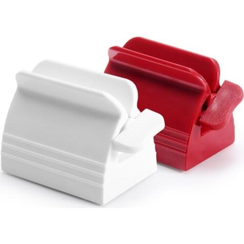 Rolling Toothpaste Squeezer Dispenser Gadgets Multifunctional Plastic Facial Cleanser Squeezer Press for Bathroom Accessories