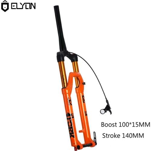 ELYON MTB Bike Fork 32 Bicycle Supension Air Fork 27.5/29ich Damping Rebound Rockshox Shoulder/Remote Control Tapered Tube