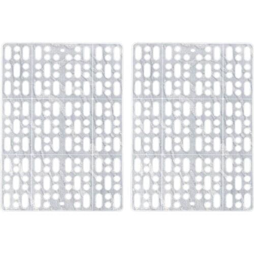 Rabbit Cage Mat Floor Bunny Foot Resting Pads Plastic Cage Mat for Pet Cats Dogs Hamster Rat Chinchilla Guinea Pig