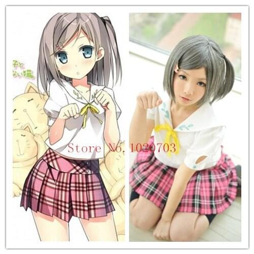 The "Hentai" Prince and the Stony CaT Hentai Oji to Warawanai Neko Tsukiko Tsutsukakushi School uniforms Cosplay Costume