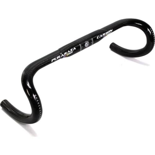 EC90 Lightweight Carbon Fiber Road Bike Handlebar 3K cycling HandleBar Bicycle Bend to 31.8 x400/420/440mm Racing Drop Bars