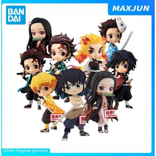 BANDAI Figuarts MINI Anime Demon Slayer Figure Kamado Nezuko Tanjirou Action Figures PVC Model Toys Kimetsu No Yaiba Figure