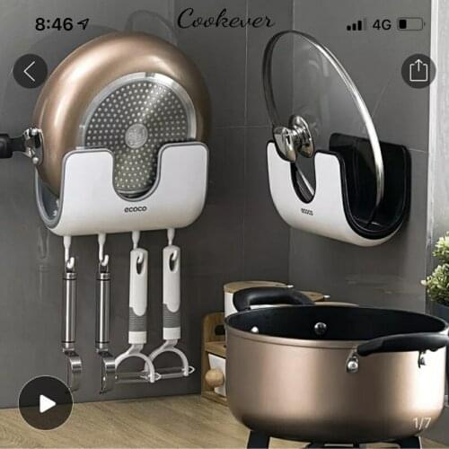 Multi-function kitchen accessories shelf Free of punch organizer multi-function Kitchen utensils tableware closet organizer