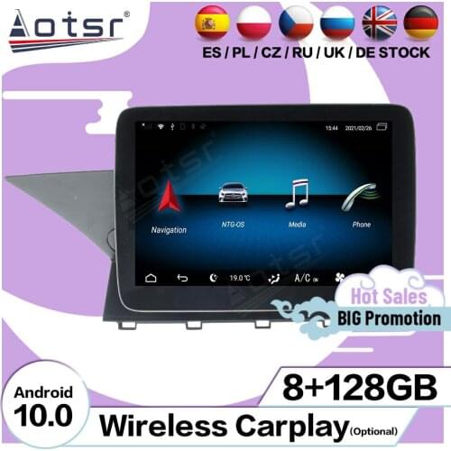 8+128GB Multimedia Stereo Android 10 Player For Mercedes-Benz GLK X204 2008 2009 2010 2011 2012 GPS Navi Radio Video Head Unit