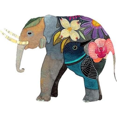 Elephant Bird Patches Transfert Thermique Vetement Clothes Stickers Stranger Things Riverdale Appliques For Clothing Bike Patch