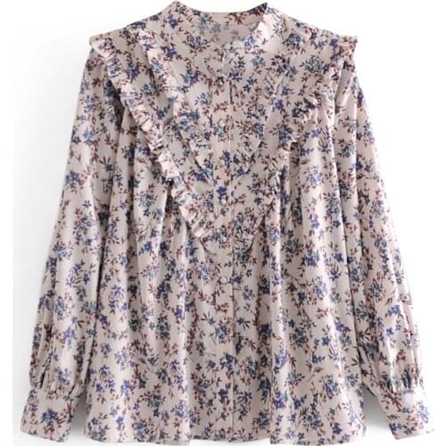 NYX&SHE Women's Ruffle Shirts