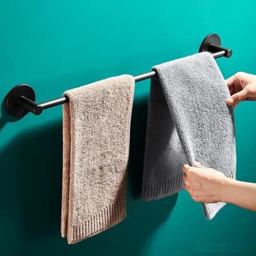 Bathroom Shelf Stainless Steel Towel Rack No Punching Paper Roll Holder Selfadhesive Household Storage Rack Bathroom Accessories