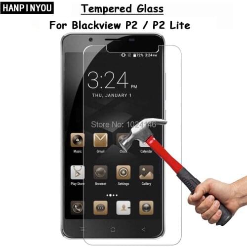 For Blackview P2 Lite P2Lite 5.5" HD Clear Tempered Glass Screen Protector Ultra Thin Explosion-proof Protective Film Guard
