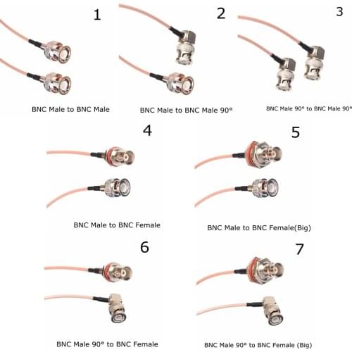 Right Angled BNC To BNC Male Female Plug Connector 6G 4K RG179 Coaxial Cable For HD Video Camera SDI Camcorder HD-SDI/3G-SDI