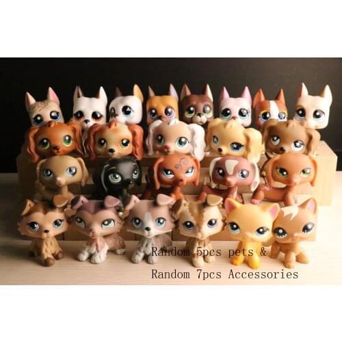 Pets Random 5pcs and Random 7pcs Accessories For Cats and Dogs Kids Collectable Gift