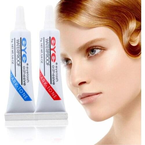 Dark Black Waterproof False Eyelashes Cosmetics Adhesive Glue Lash Sticker Makeup Fake Eye Glue
