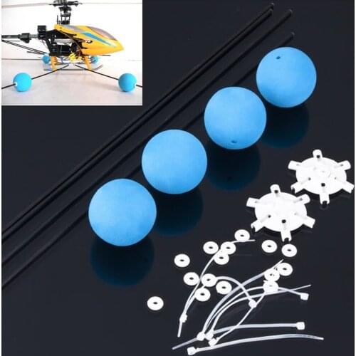 1set Landing Training Kit for Blade 400 Trex 450 500 RC Helicopter Sponge Balls