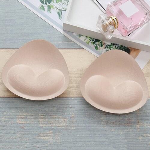 3pair Sponge Bra Pads Push Up Breast Enhancer Removeable Bra Padding Inserts Cups for Swimsuit Bikini Padding Intimates