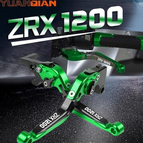 For kawasaki ZRX1200 ZRX 1200 1999-2007 2006 2005 2004 2003 Extendable folding adjustable Brake Clutch Levers Motorcycle lever