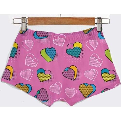 Custom Made Create Your Own Design Heart Collection Sexy Women Summer Hot Shorts