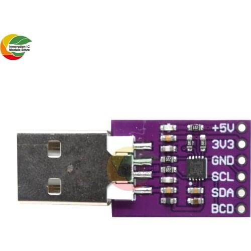 Ziqqucu MCU-200 FT200XD USB to I2C Module IIC Port TTL Level Input CMOS Output Development Board for Adruino