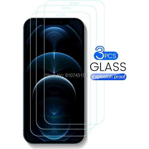 1 2 3 Pcs 9h premium protective glass for iphone 12mini iphone12 aifon 12 pro max 2020 glasses screen protector guard cover film