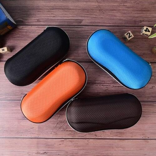 1pc Sunglasses Case Glasses Box Zipper Eyeglass Cases For Men And Women