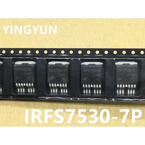 10PCS/LOT IRFS7530-7P IRFS7530-7PPBF FS7530-7P TO-263 240A 60V Brushed Motor drive applications in stock