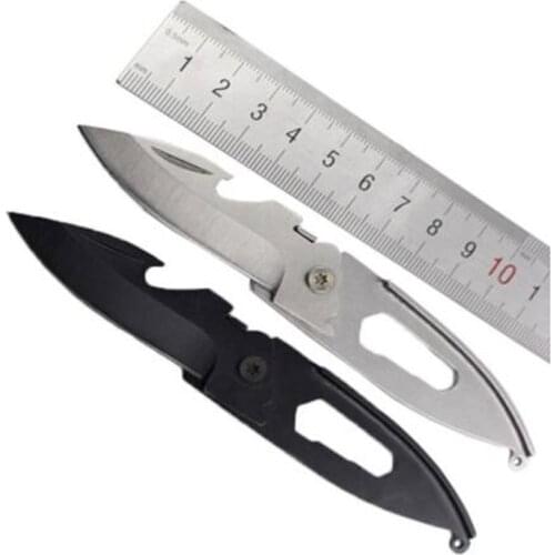 Lot 10pcs Mini Pocket Wallet Folding Safety Knife Credit Card Tactical Rescue Knife Camping Military Survival Knife Multi Tools