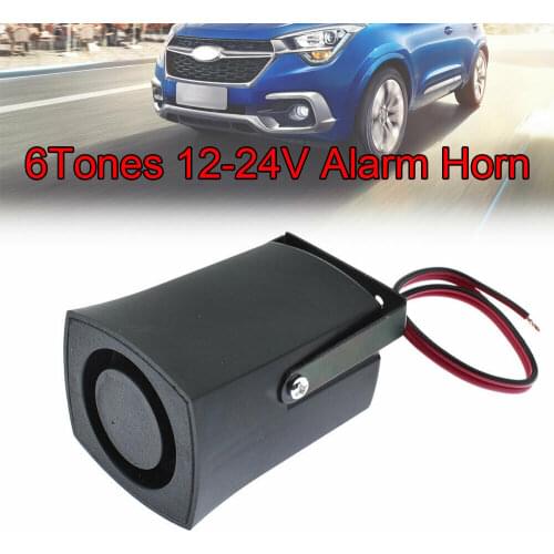 12V-24V 120db Alarm Siren Buzzer Horn Electronic Wired For Car Horn Security System Warning 2021 New