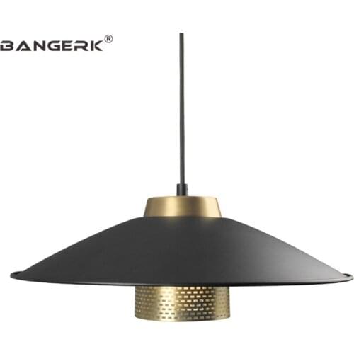 American Loft Style Hanging Lamp Black Iron Net Vintage LED Pendant Light Restaurant Home Decor Lighting Hanglamp Droplight