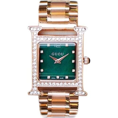 Top Brand Dial Korean Beautiful Shell Face Watch Steel Belt Ladies Watch Waterproof Steel Belt Quartz Clock Relogio Feminino