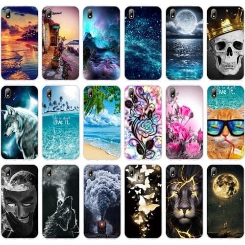 Case For Huawei Y5 2019 5.71" Cover TPU Soft Silicone Back Shell Cover For Fundas Honor 8S Case 8 S KSE-LX9 5.71 inch Phone Bags