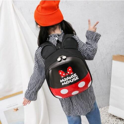 Disney Children 3D Cute Mickey Minnie mouse Backpack boys girls school Backpack kids Kindergarten backpack Schoolbag Mochila