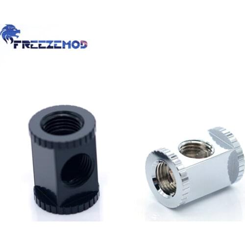 FREEZEMOD Multi-channel 3-way Adapter Rectangular Internal G1/4" Thread for MOD Computer PC Water Coolling Fitting BDT-3T